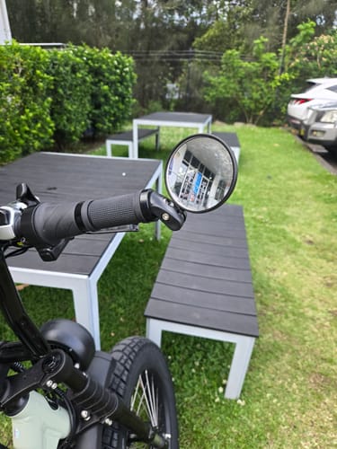 Customer photo review of Handlebar Mirror