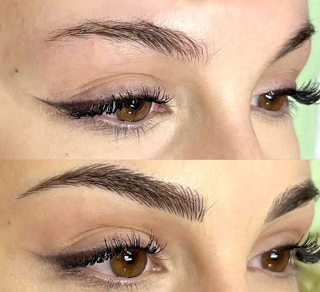 Customer photo review of PUREGLAM Brow-Fection