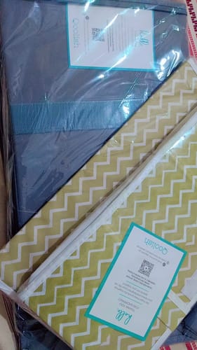 Customer photo review of Qoolish Diaper storage caddy Organizers with Lid! (Available in 4 colors)