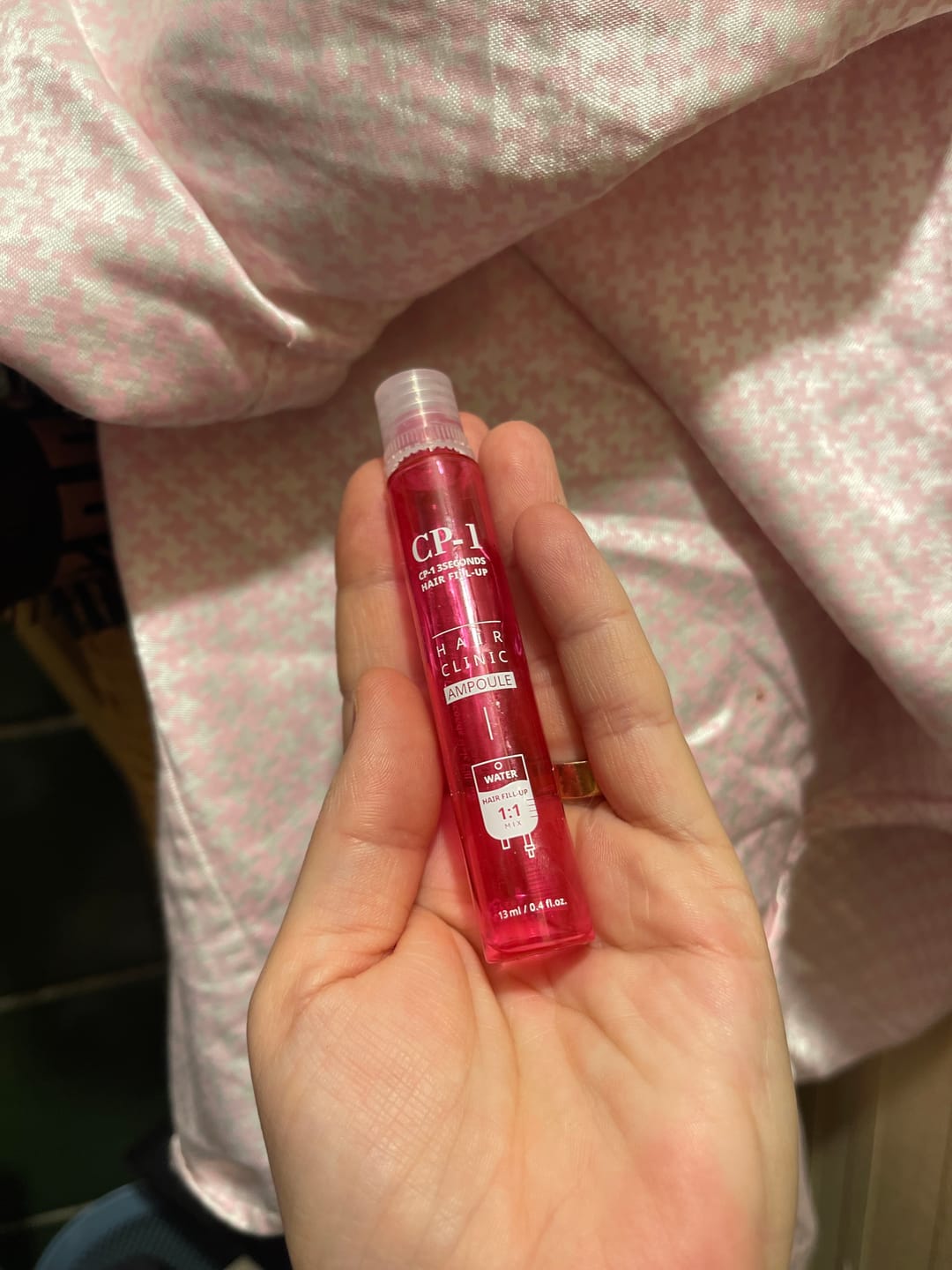 Customer photo review of Matu filleris CP-1 3 Seconds Hair Ringer Hair Fill-up Ampoule