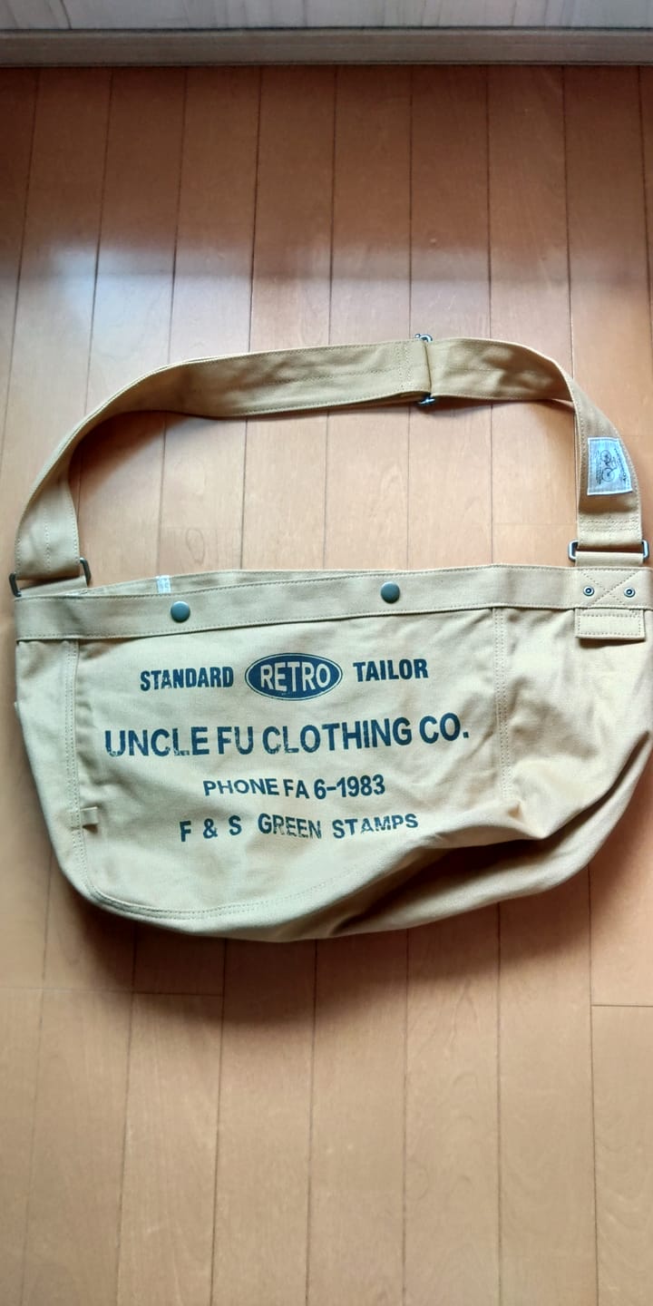 Customer photo review of 改良型 60‘s キャンバスニュースペーパーバッグ