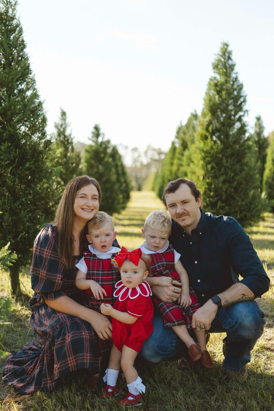 Customer photo review of Goldbridge Plaid Red Longall