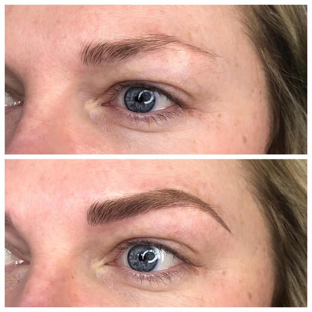 Customer photo review of PUREGLAM Brow-Fection