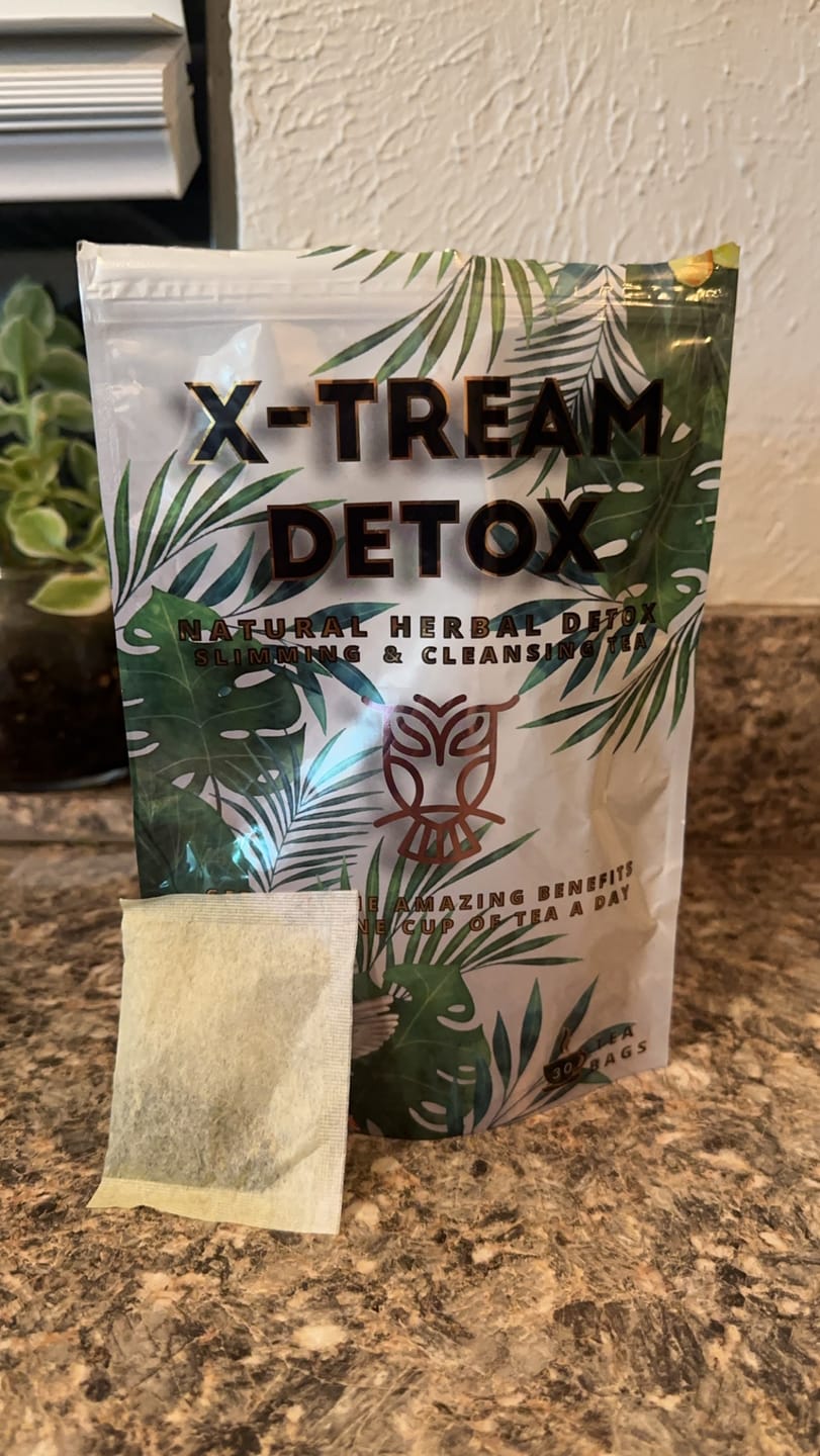 Customer photo review of X-TREAM DETOX TEA (GOOD NIGHT BLEND) 1 BAG 30 DAY SUPPLY ( STRONGER VERSION ) TROPICAL 30 DAY SUPPLY
