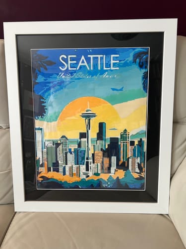 Customer photo review of Custom Paint by Numbers Kit