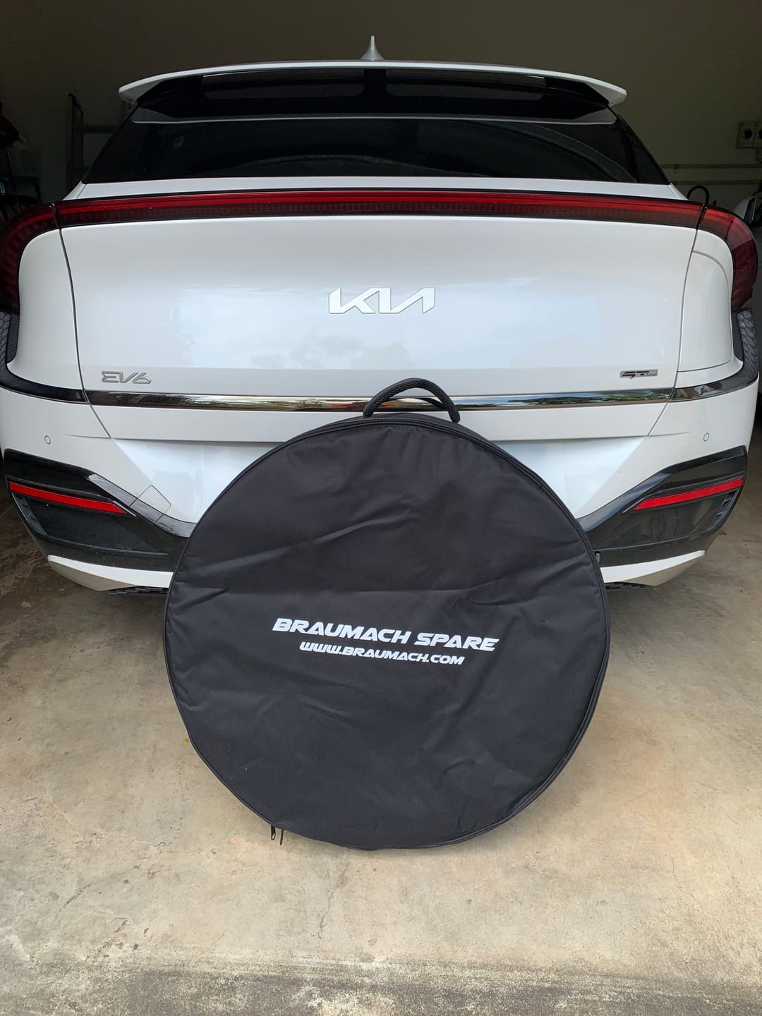 Customer photo review of KIA EV6 Space Saver Spare Wheel Kit - HUB CENTRIC - Braumach Spare Wheel Kit All Models - 2021-2026