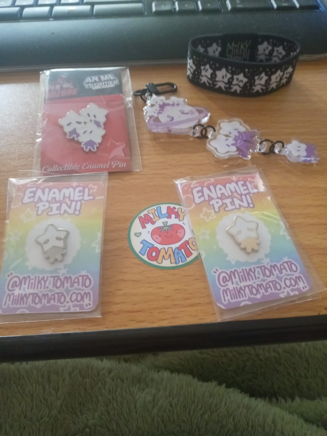 Customer photo review of Star Babies Dangling Keychain