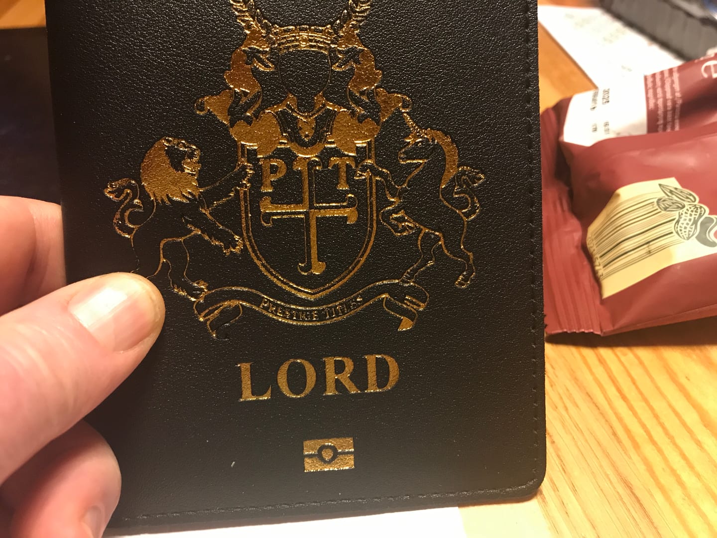 Customer photo review of Prestige Passport Cover