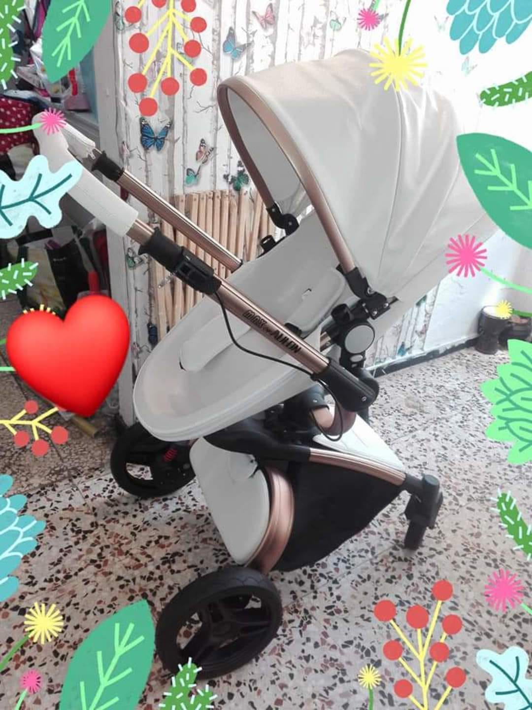 Customer photo review of 3-in-1 Luxury 360° Rotating Baby Stroller