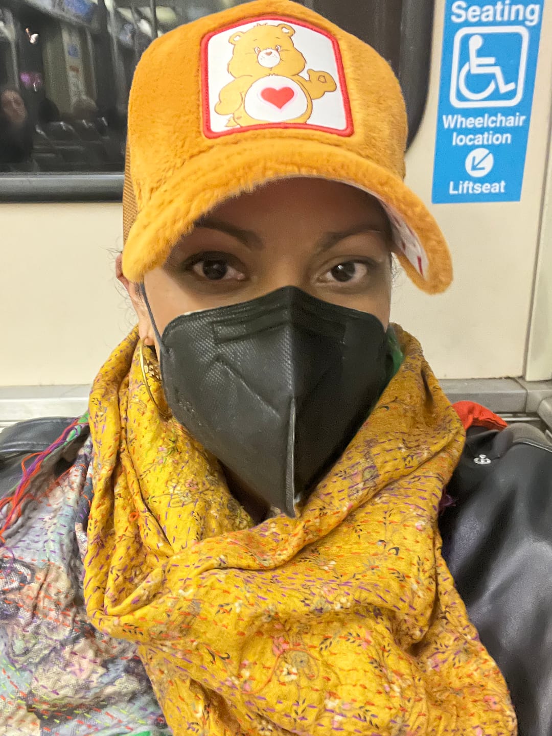 Customer photo review of OVERLORD X Care Bears:  Tender Heart Bear Trucker Cap