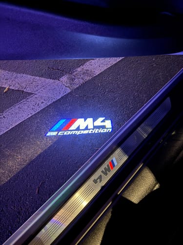 Customer photo review of BMW F SERIES DOOR LIGHTS