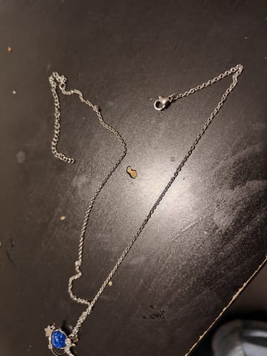 Customer photo review of Collier Amour Étoilé - À Ma Fille - Je t'aime, pour toujours...