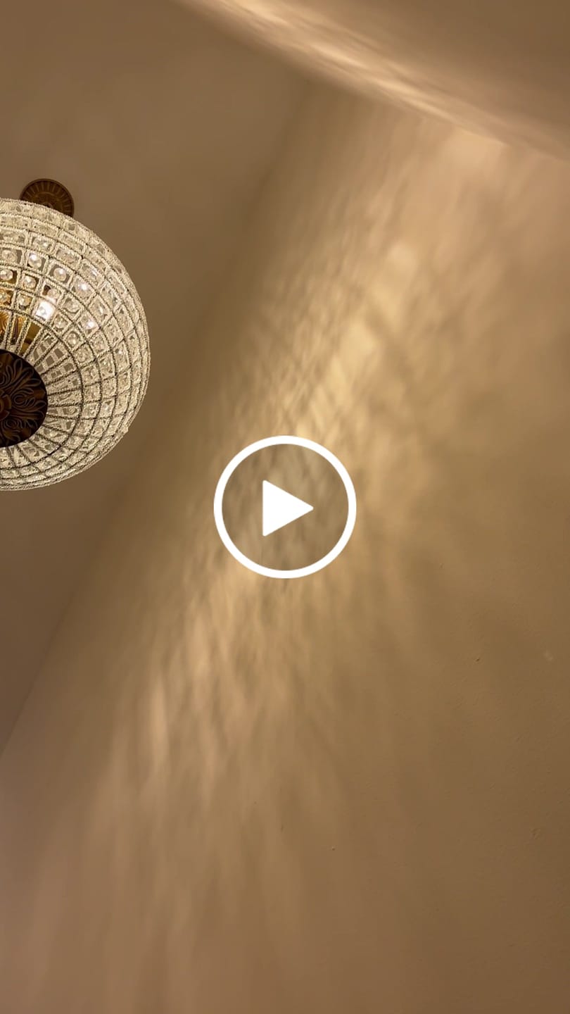 Customer video review of French Antique Brass Crystal Globe Chandelier