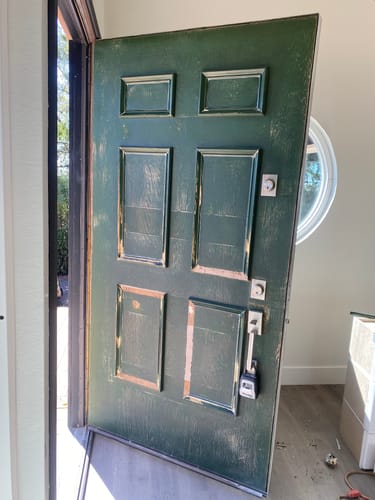 Customer photo review of Clear 1 Lite Glass and Frame Kit (Full Sidelite)