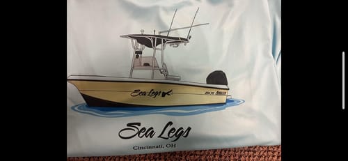 Customer photo review of Custom Digital Boat Artwork