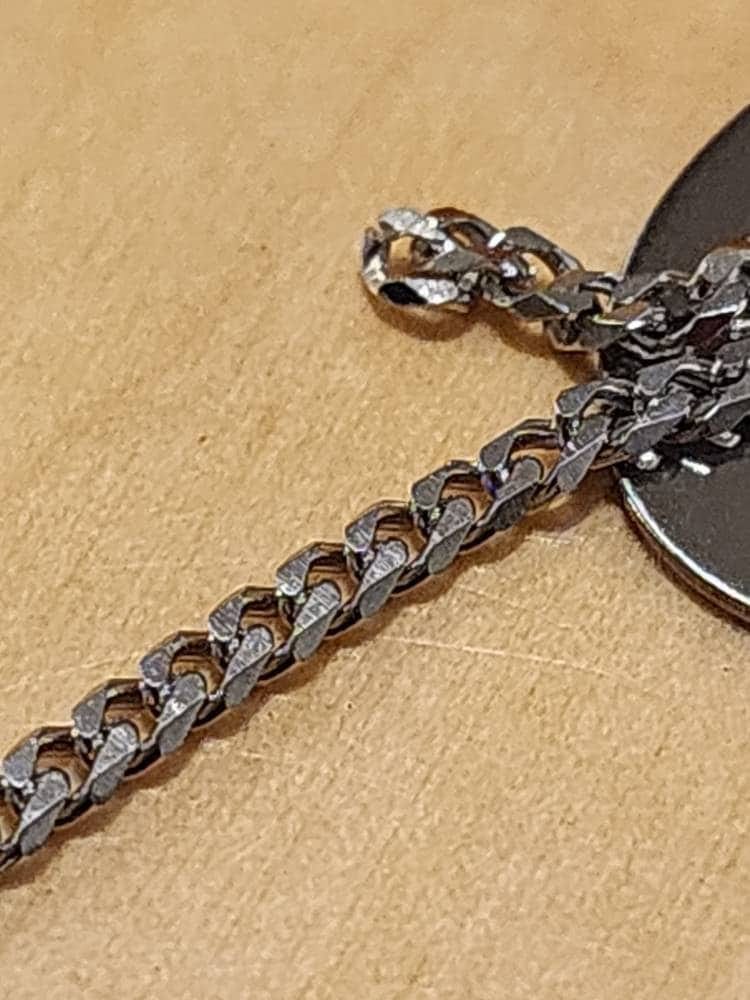 Customer photo review of 10 Feet - Bulk Cuban Chain Gold Silver, Cuban Chain for Men Women Necklace Bracelet, Stainless Steel Chain for Jewelry Making