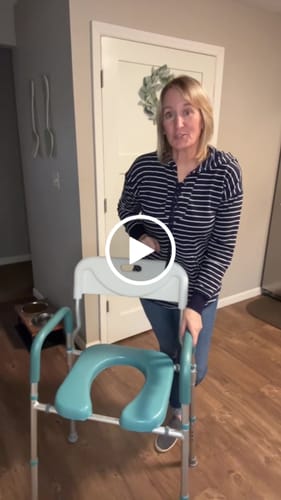 Customer video review of Raised Toilet Seat (400lb)