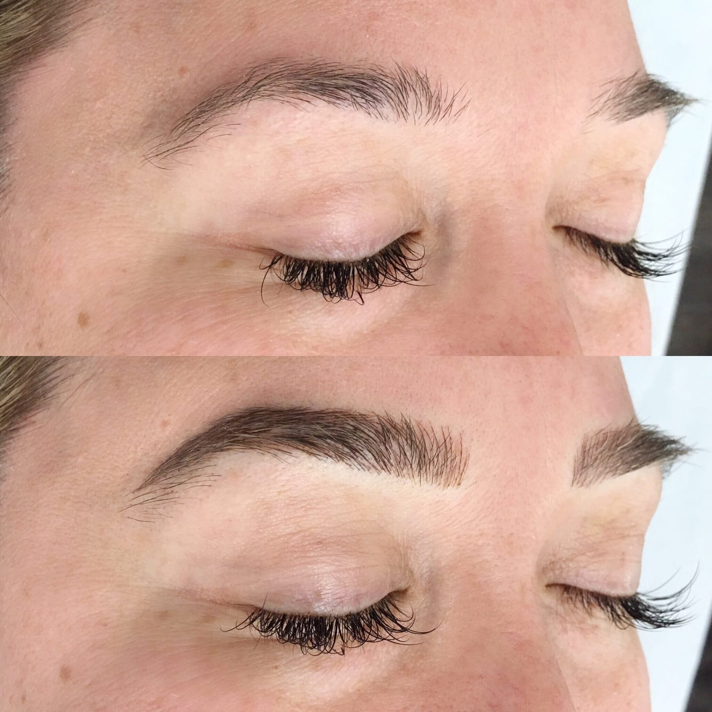 Customer photo review of PUREGLAM Brow-Fection