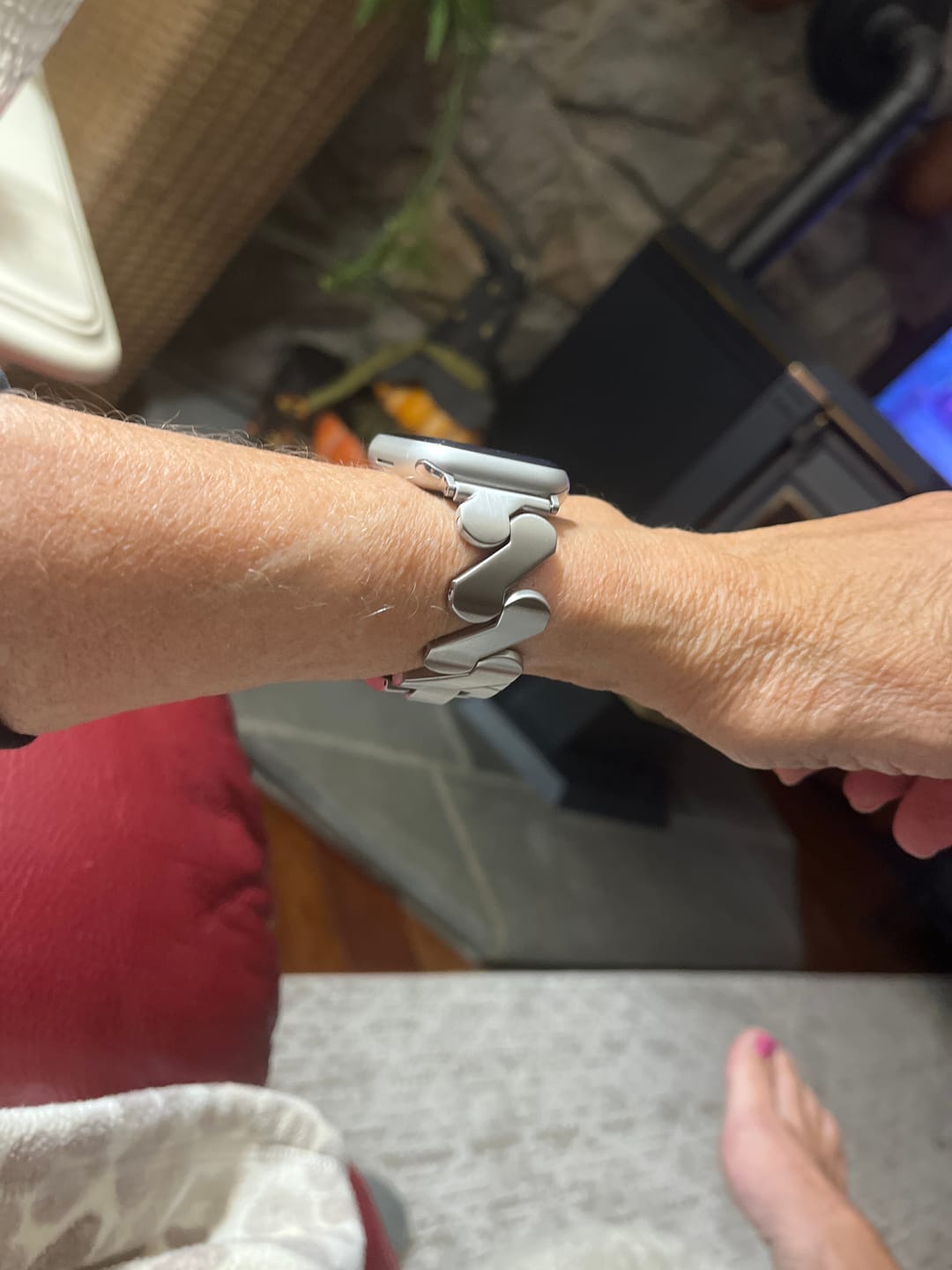 Customer photo review of Electra Stainless Strap