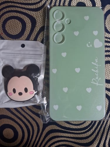 Customer photo review of Be Loved Customize Transparent Silicon Case Mint Green For Samsung