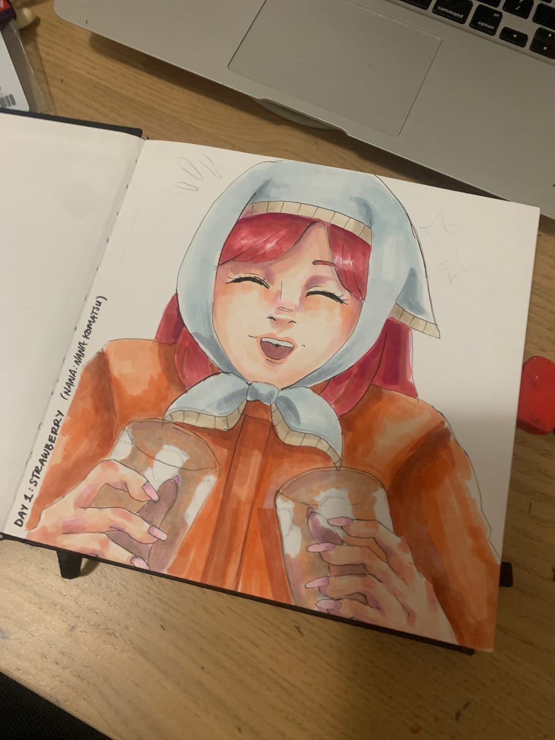 Customer photo review of Ohuhu Marker Pads Art Sketchbooks for Markers, 2 Pack