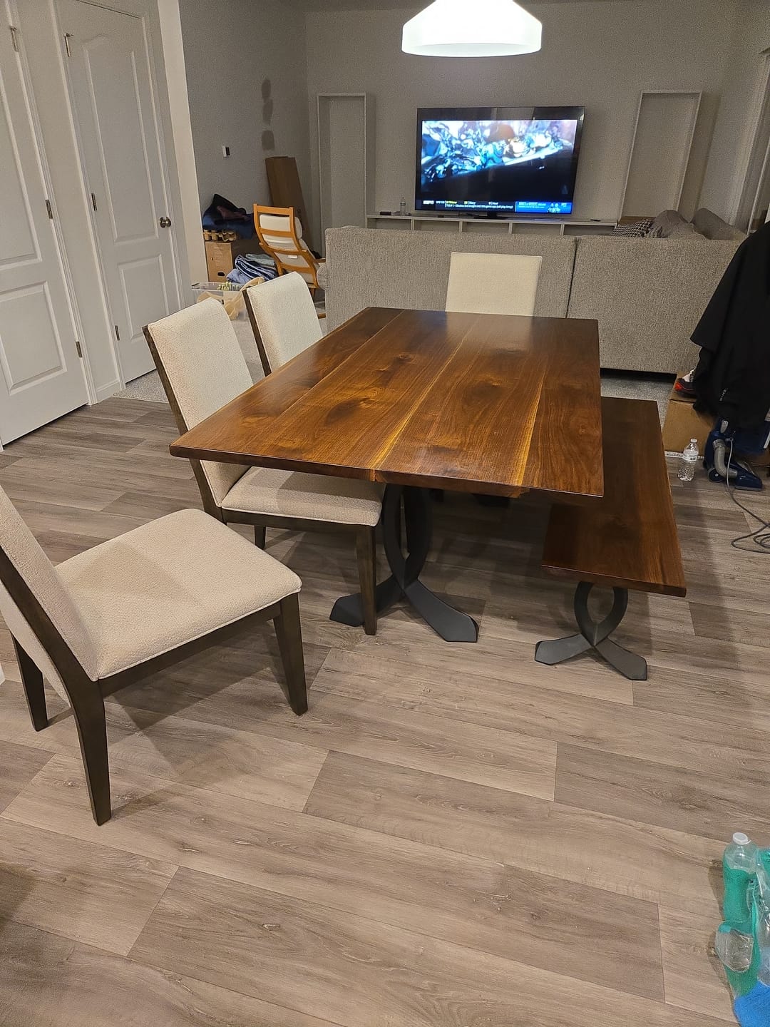 Customer photo review of Table Legs 423 Curva 28H Dining Furniture Legs