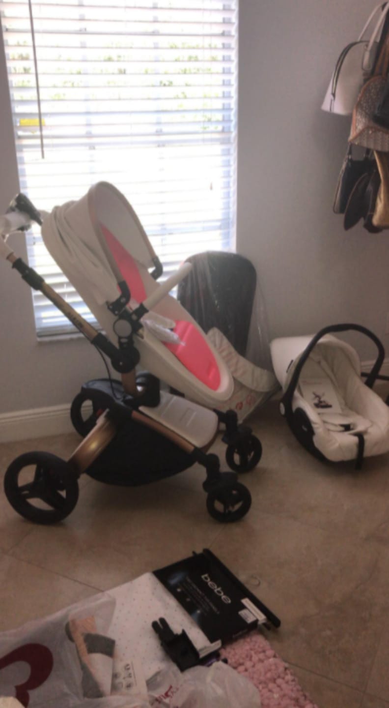 Customer photo review of 3-in-1 Luxury 360° Rotating Baby Stroller