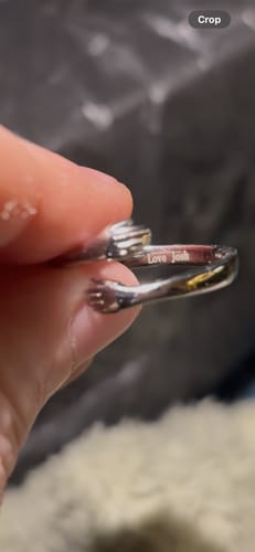 Customer photo review of Hug From Heaven Ring