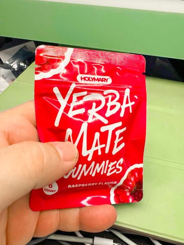 Customer photo review of Yerba Mate Gummies