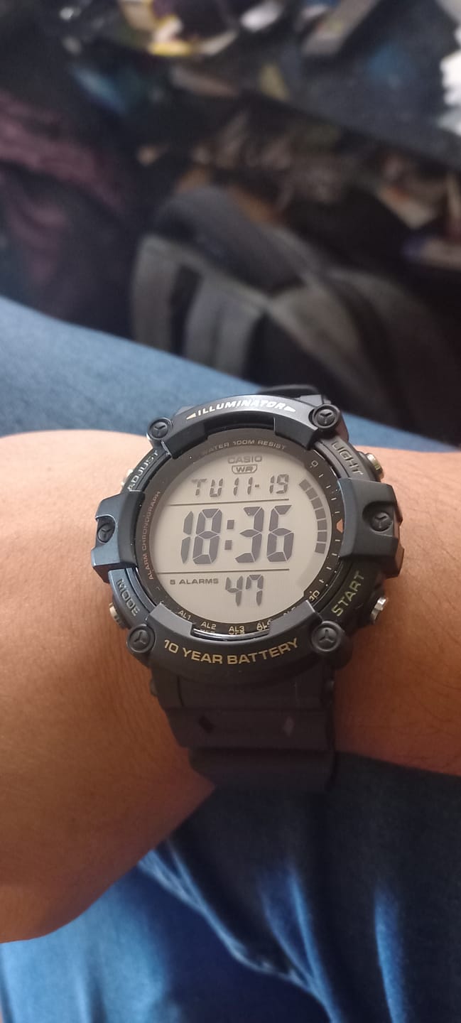 Customer photo review of Reloj Casio Vintage AE-1500WHX-1AVDF Negro