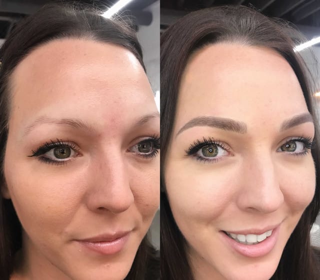 Customer photo review of PUREGLAM Brow-Fection