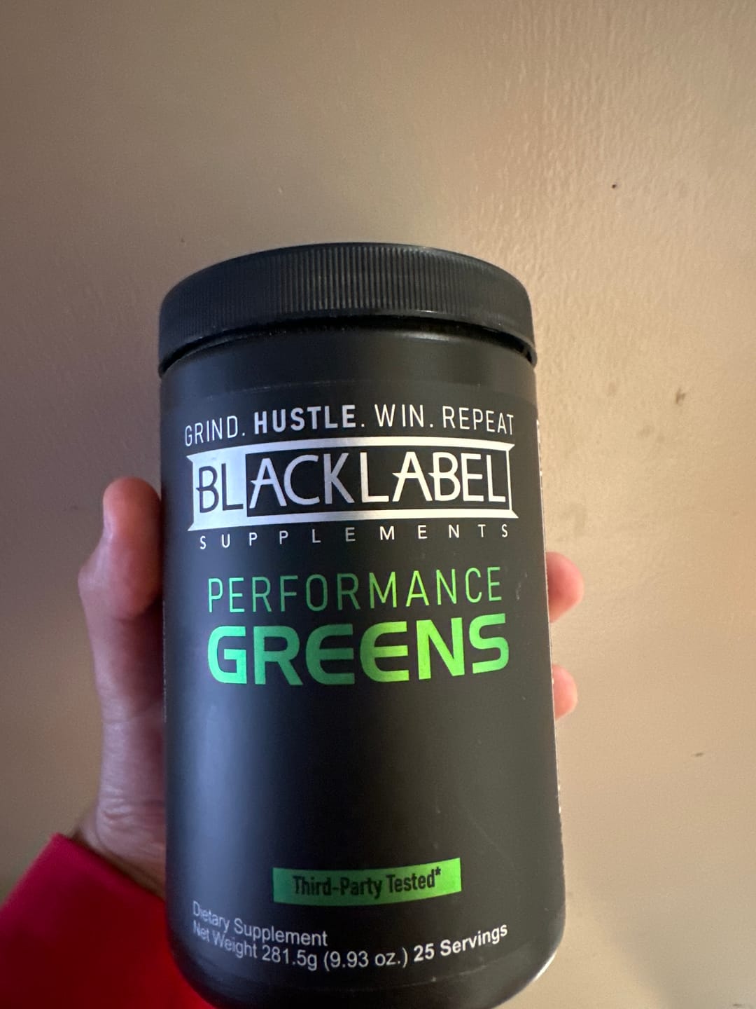 Customer photo review of PERFORMANCE GREENS