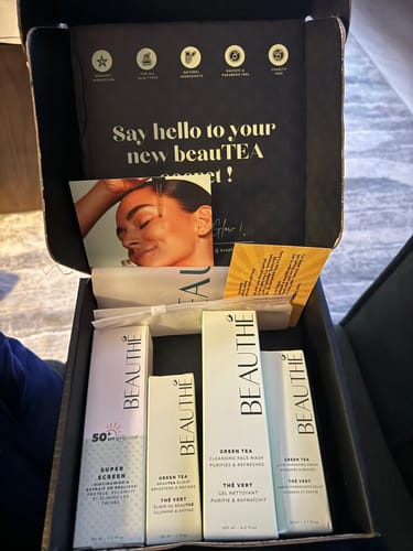 Customer photo review of Crème Hydratante Éclat au Thé Vert
