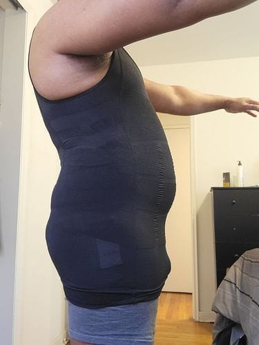 Customer photo review of Men's Tummy Control Total Body Shaping Tank Top | Buy 1 Get 1 FREE