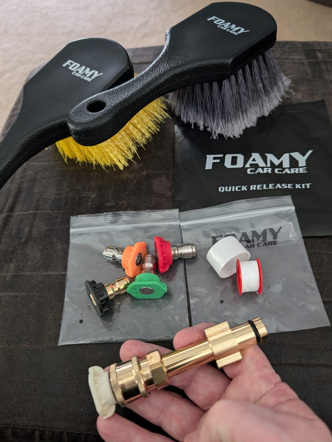 Customer photo review of Short Wand Quick Release Kit