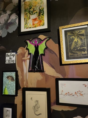 Customer photo review of Winged Woman Wall Art