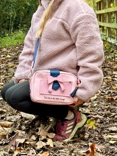 Customer photo review of Disney© Eeyore Vegan Leather Cross Body Bag