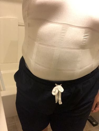 Customer photo review of Men's Tummy Control Total Body Shaping Tank Top | Buy 1 Get 1 FREE
