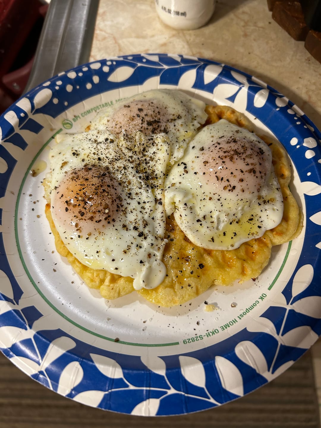 Customer photo review of Vanilla Viking Waffles (Keto Friendly)