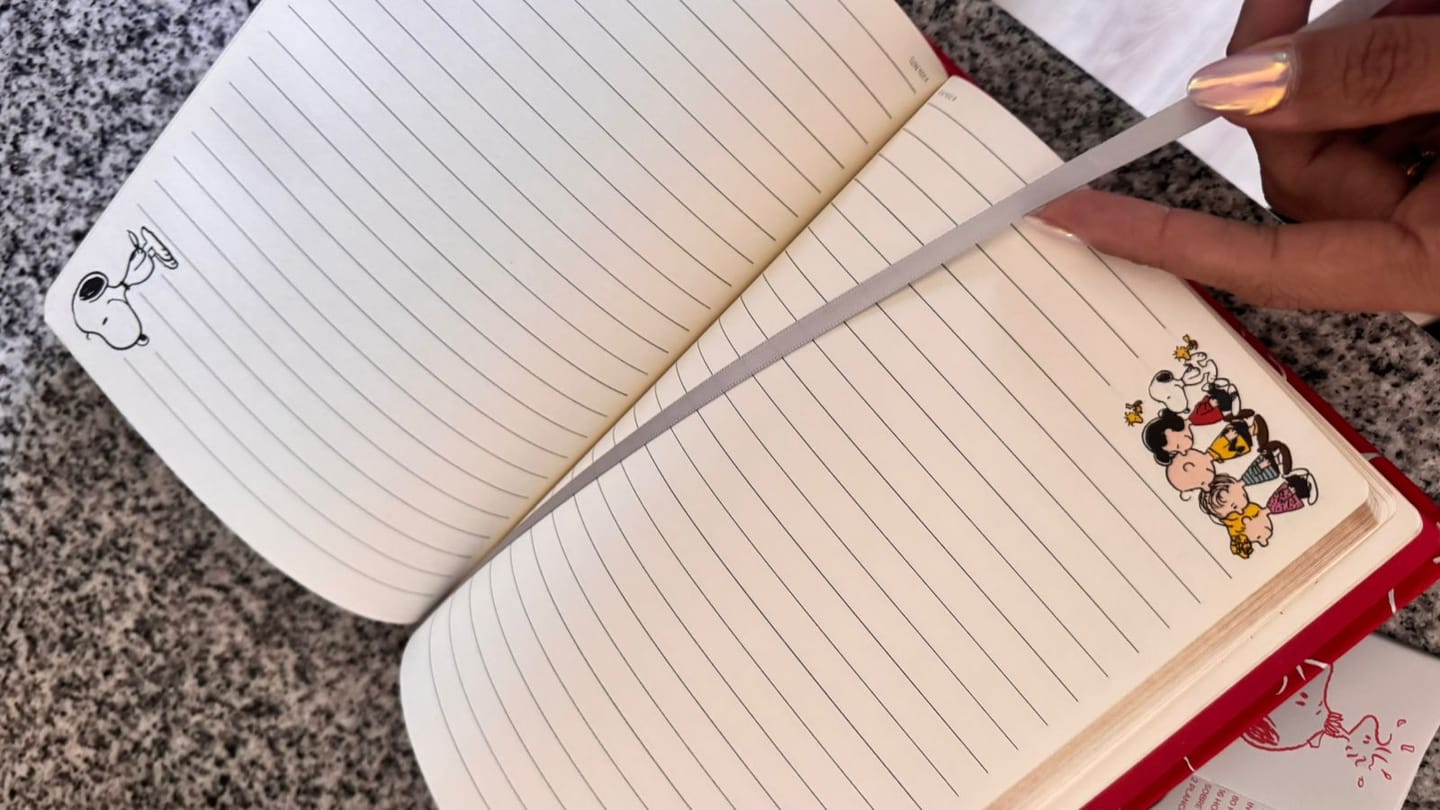 Customer photo review of Mooving - Libreta Notes A5 Líneas Snoopy