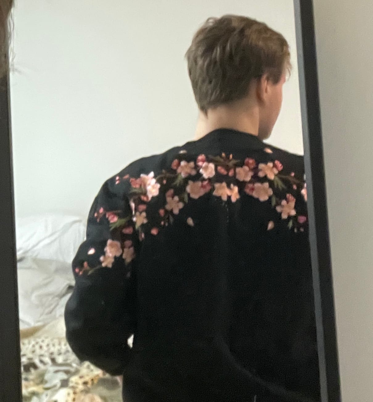 Customer photo review of Sakura Embroidered Sweatshirt