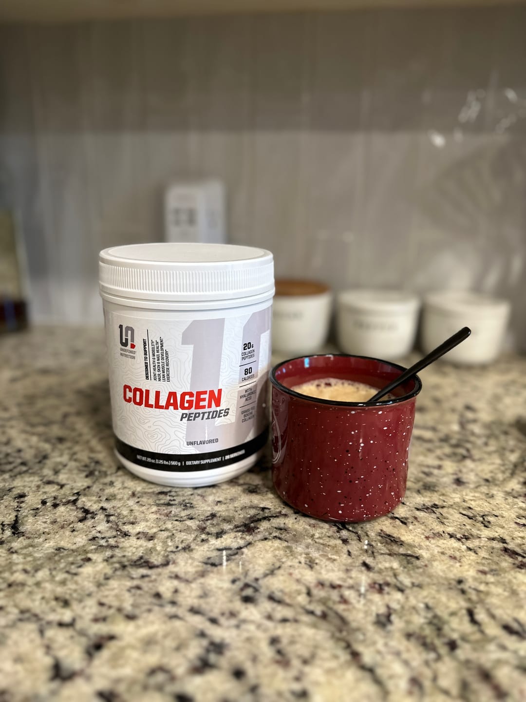 Customer photo review of COLLAGEN PEPTIDES
