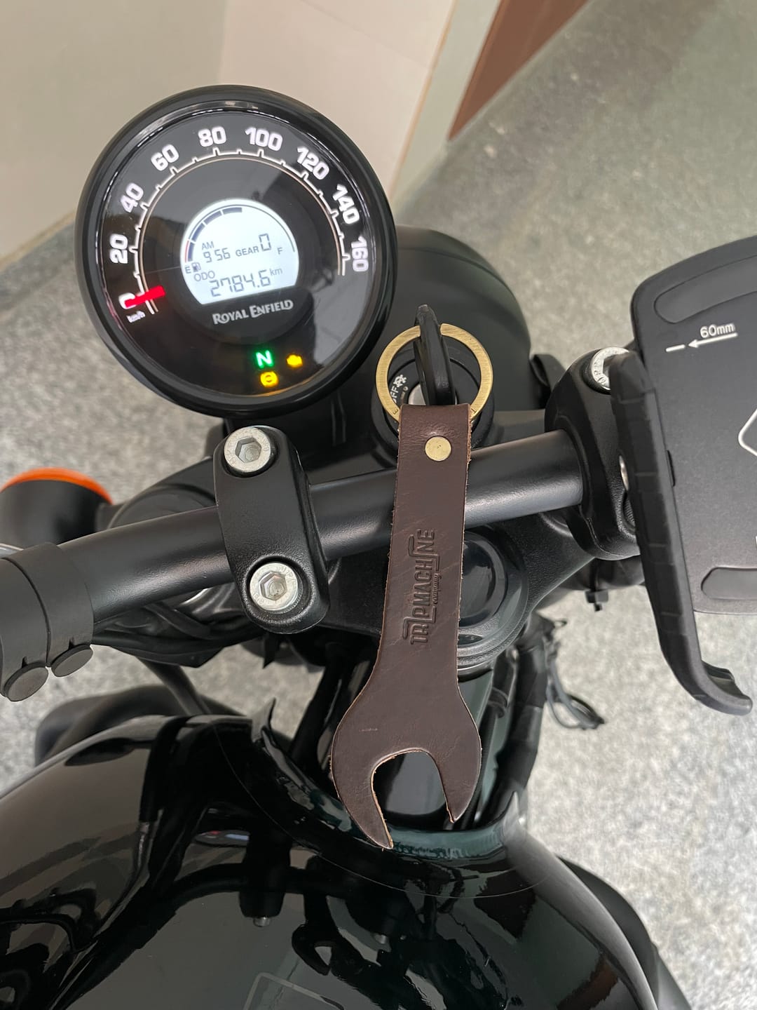 Customer photo review of spanner key ring
