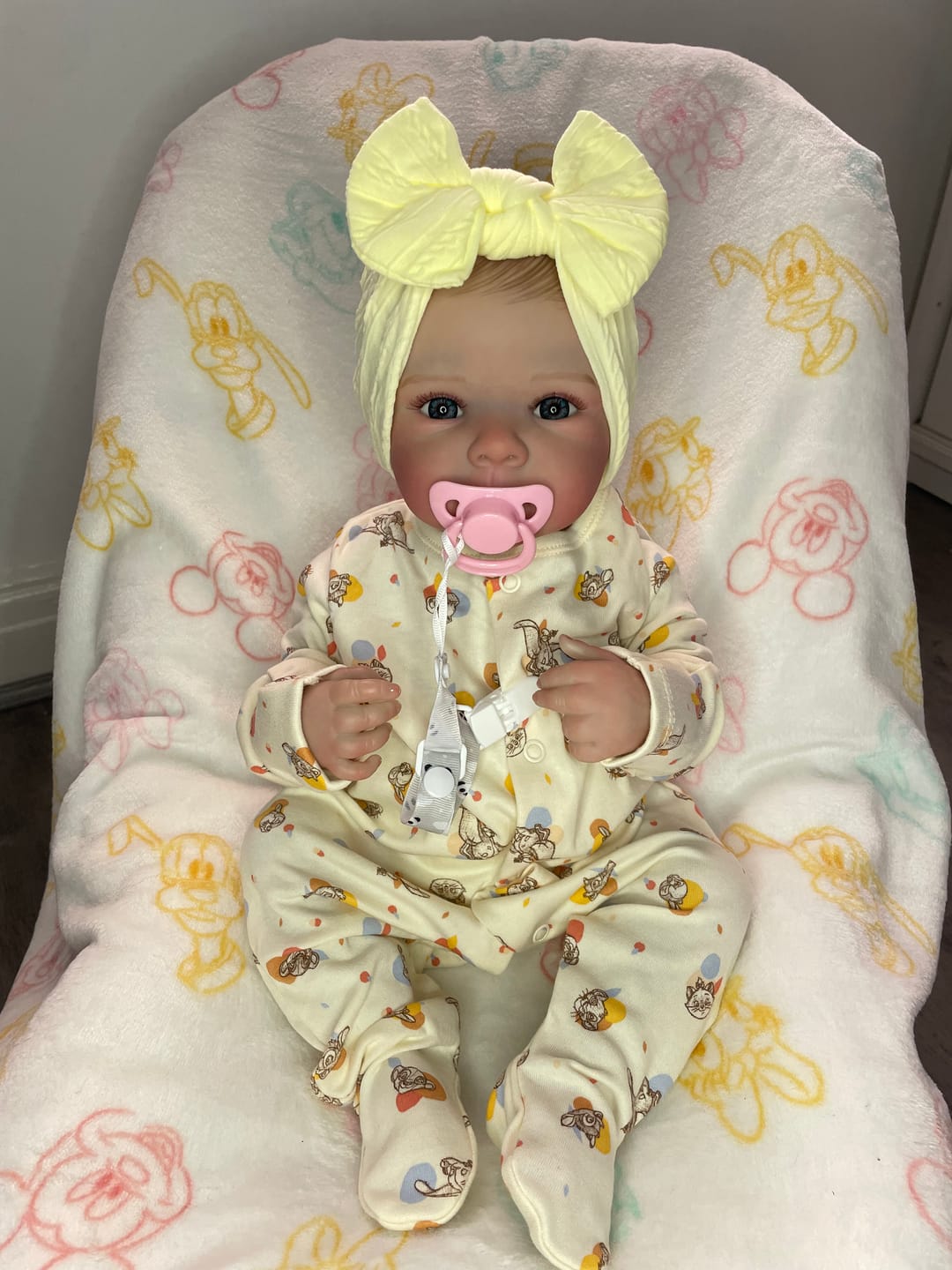Customer photo review of Baby Girl Reborn - Silicone Vinyl Body