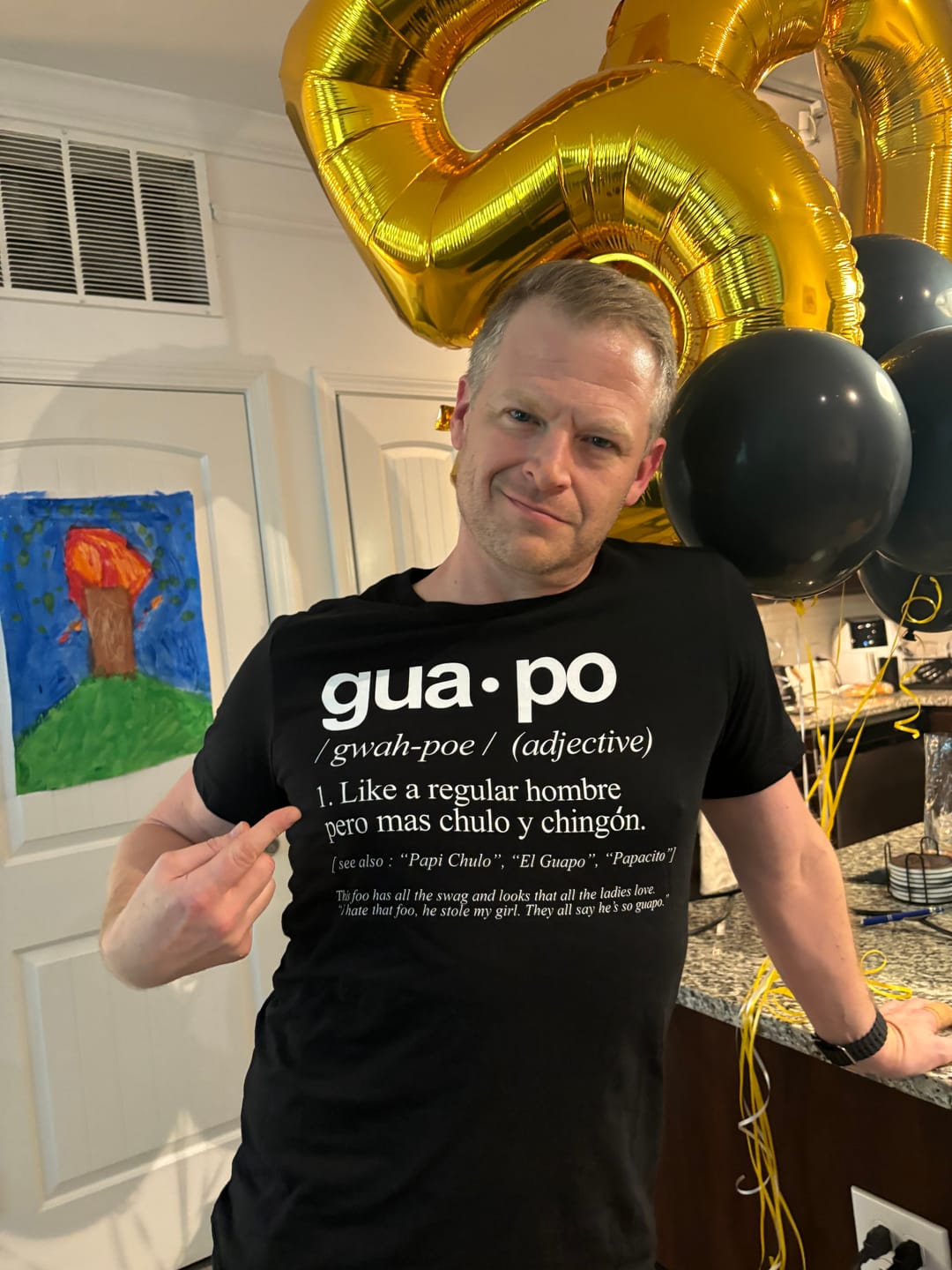 Customer photo review of The Definition Of Guapo Old School Classic Tee