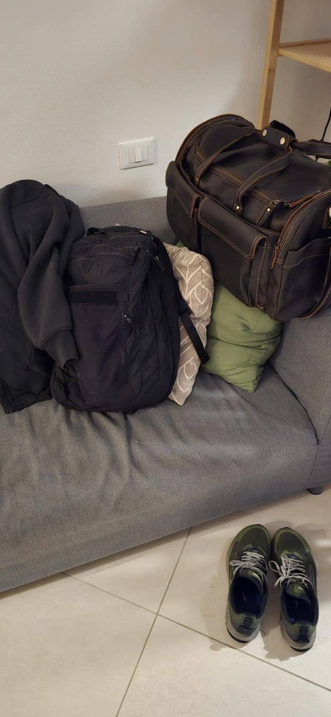 Customer photo review of The Tusker - Leather Duffle Bag