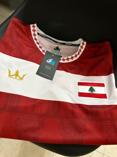 Customer photo review of Lebanon Custom Football Jersey