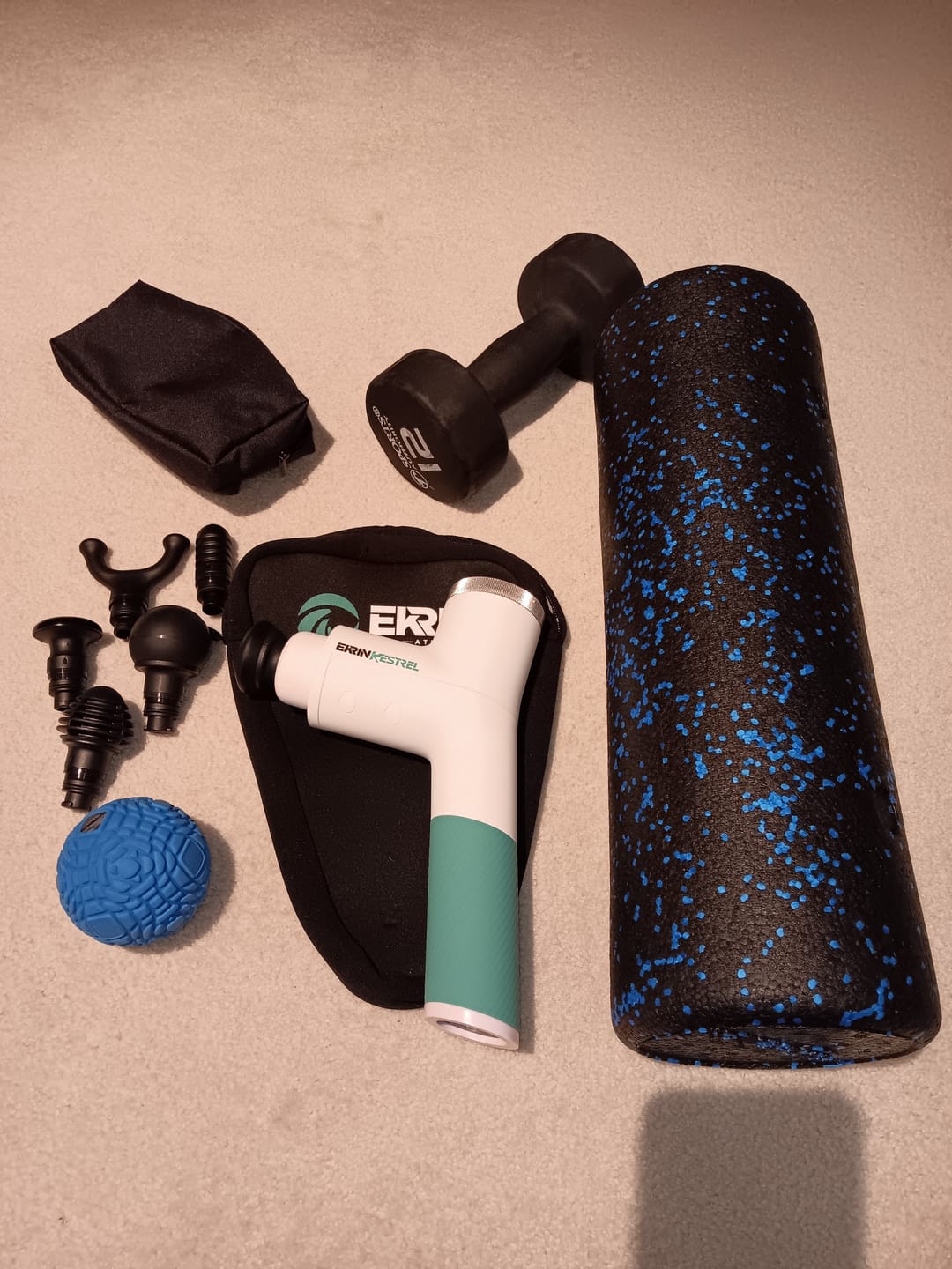 Customer photo review of Kestrel Percussion Massager
