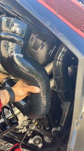 Customer photo review of RZR XPT, Turbo S, & XP1000 "BIG FATTY" HD Silicone Intake Tube