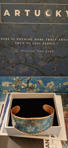 Customer photo review of Van Gogh Almond Blossom Bilezik